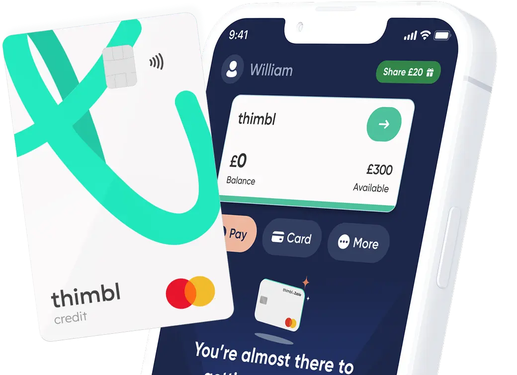 thimbl credit card and card reader